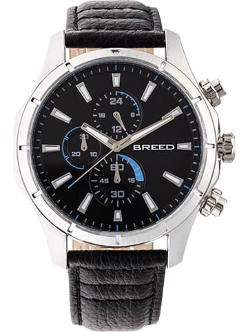 Breed Chronograf "Lacroix" w kolorze srebrno-czarnym