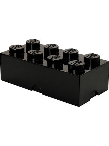 LEGO Pojemnik "Brick 8" w kolorze czarnym - 50 x 18 x 25 cm