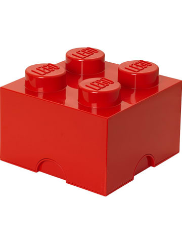 LEGO Opbergbox "Brick 4" rood - (B)25 x (H)18 x (D)25 cm