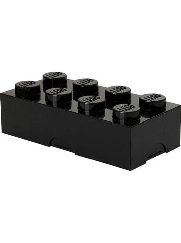 LEGO Lunchbox "Classic Brick 8" in Schwarz - (B)20 x (H)7,3 x (T)10 cm