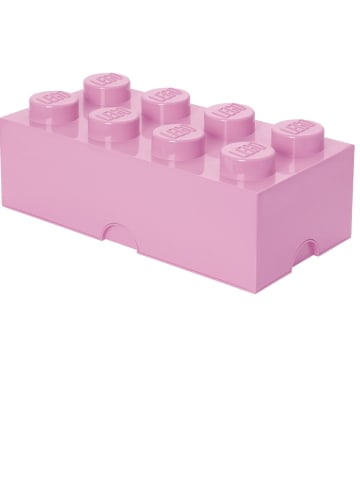 LEGO Pojemnik "Brick 8" w kolorze jasnoróżowym - 50 x 18 x 25 cm