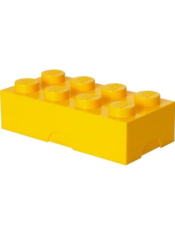 LEGO Lunchbox "Classic Brick 8" geel - (B)20 x (H)7,3 x (D)10 cm
