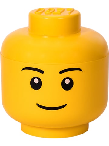 LEGO Aufbewahrungsbox "Boy" in Gelb - (H)27,1 x Ø 24 cm