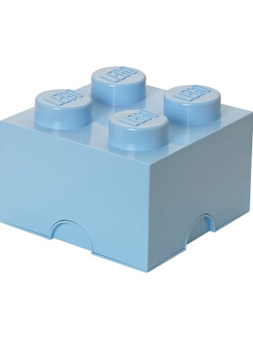 LEGO Pojemnik "Brick 4" w kolorze niebieskim - 25 x 18 x 25 cm