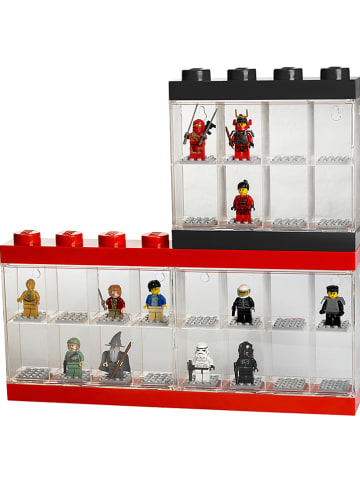 LEGO Pojemnik w kolorze czarnym na figurki - 19,1 x 18,4 x 4,7 cm