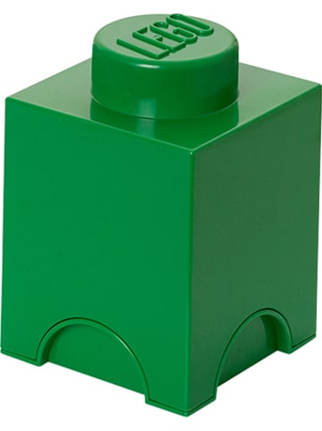 LEGO Opbergbox "Brick 1" groen - (B)12,5 x (H)18 x (D)12,5 cm