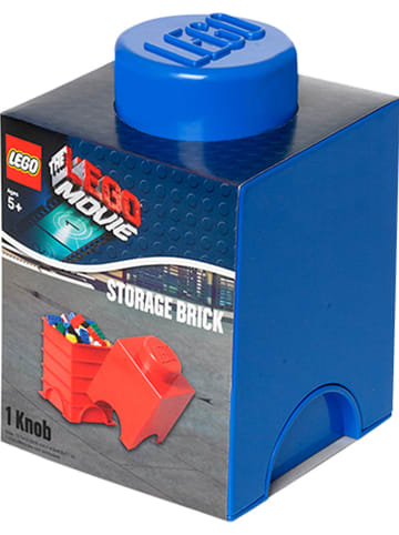 LEGO Pojemnik "Brick 1" w kolorze granatowym - 12,5 x 18 x 12,5 cm