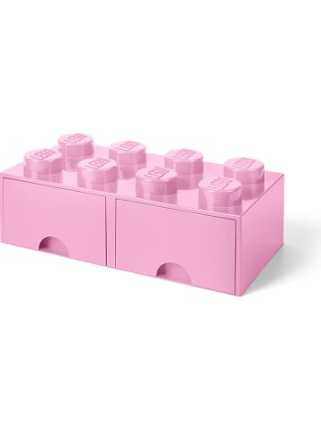 LEGO Schubladenbox "Brick 8" in Rosa - (B)50 x (H)18 x (T)25 cm