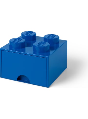 LEGO Pojemnik "Brick 4" w kolorze granatowym z szufladami - 25 x 18 x 25 cm