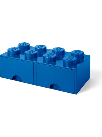 LEGO Schubladenbox "Brick 8" in Dunkelblau - (B)50 x (H)18 x (T)25 cm