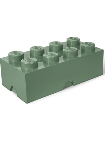 LEGO Opbergbox "Brick 8" grijsgroen - (B)50 x (H)18 x (D)25 cm