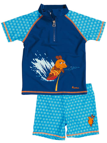 Playshoes 2-delige zwemoutfit "Die Maus" blauw