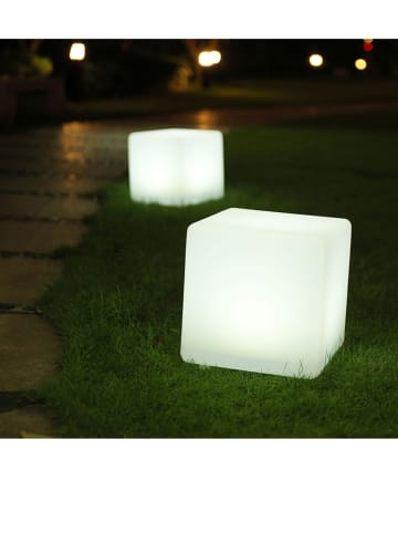 lumisky Solarna lampa LED "Casy" w kolorze białym - 30 x 30 x 30 cm