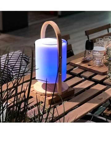lumisky LED-Dekoleuchte "Woody" mit Lautsprecher - (H)39 cm