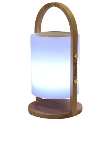 lumisky LED-Dekoleuchte "Woody" mit Lautsprecher - (H)39 cm