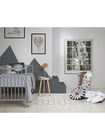 little nice things Spielmatte "Sambori" in Weiß/ Schwarz - (L)80 x (B)50 cm