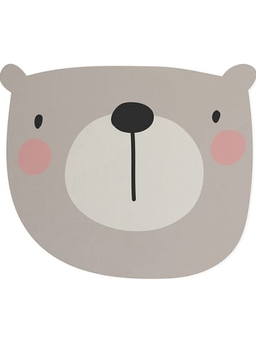 Really Nice Things Spielmatte "Bear" in Grau - (L)80 x (B)60 cm