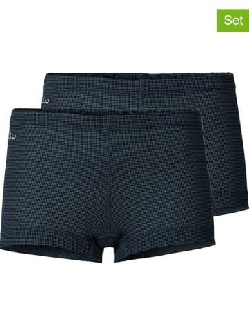 Odlo 2er-Set: Funktionspanties "Cubic" in Anthrazit