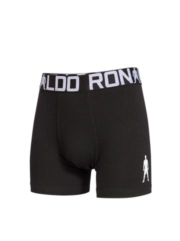 CR7 2er-Set: Boxershorts in Schwarz/ Weiß