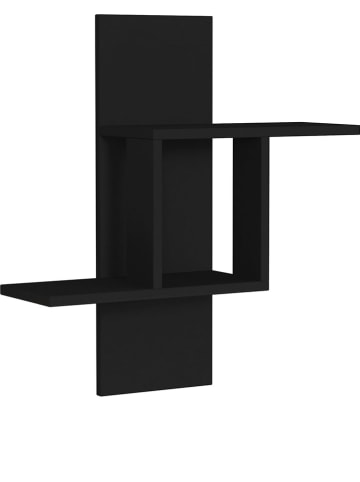 Scandinavia Concept Wandplank "Mill" antraciet - (B)64 x (H)70 x (D)20 cm