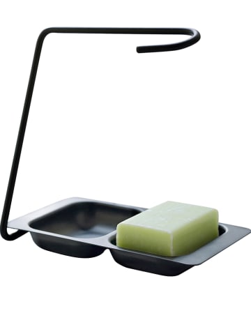 Steel-Function Afwasorganizer zwart - (B)16 x (H)16 x (D)9 cm