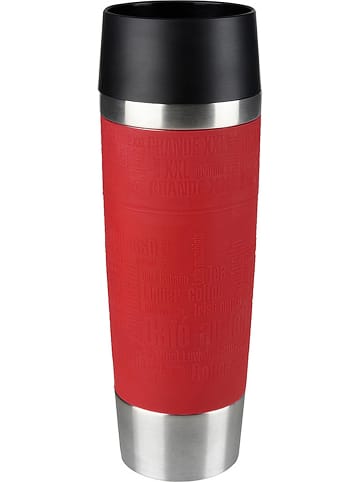Emsa Isolierbecher "Travel Mug" in Rot - 500 ml