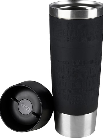 Emsa Kubek termiczny "Travel Mug Grande" w kolorze czarnym - 500 ml