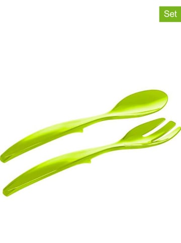 Emsa 2-delige set: saladebestek "Vienna" groen - (L)30 cm