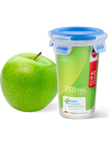 Emsa Pojemnik "Clip & Close" w kolorze niebieskim - 350 ml