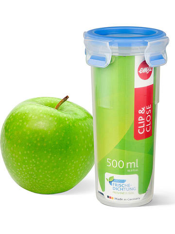 Emsa Frischhaltedose "Clip & Close" in Blau - 500 ml