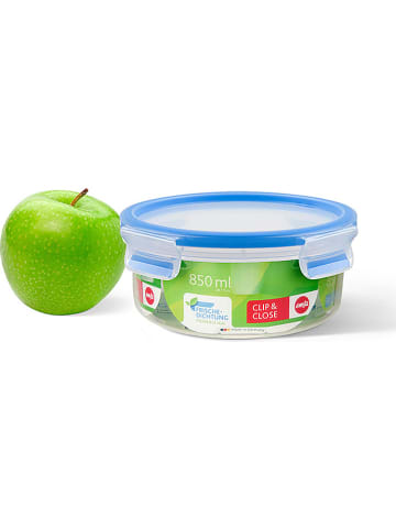 Emsa Frischhaltedosen "Clip & Close" in Blau - 850 ml