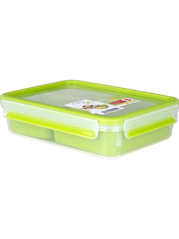 Emsa Pojemnik "Clip & Go" w kolorze zielonym na żywność - 1,2 l