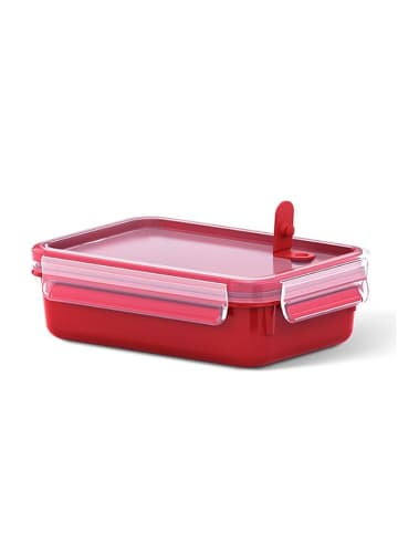 Emsa Pojemnik "Clips & Micro" w kolorze czerwonym - 800 ml