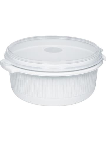 Emsa Pojemnik "Micro Family" w kolorze białym do mikrofalówki - 1,5 l