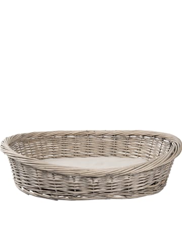Clayre & Eef Hondenbed lichtbruin/grijs - (B)74 x (H)19 x (D)57 cm