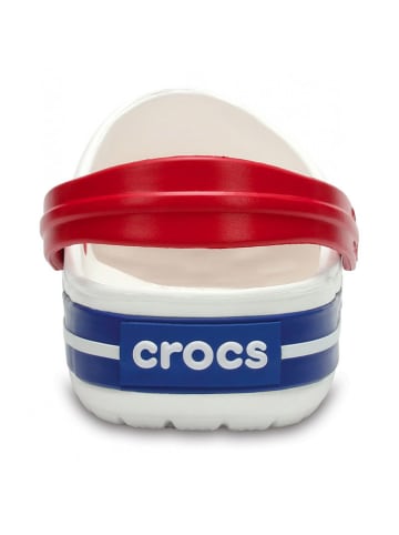 Crocs Crocs "Crocband Sabot" in Weiß/ Rot/ Blau