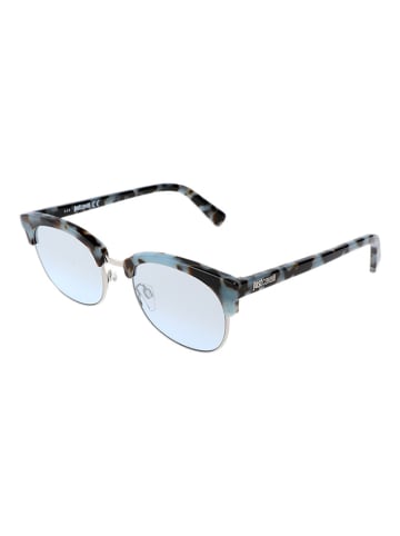 Just Cavalli Męskie okulary przeciwsłoneczne w kolorze brązowo-błękitnym