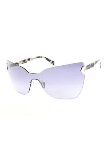 Just Cavalli Damskie okulary przeciwsłoneczne w kolorze niebiesko-beżowo-czarnym