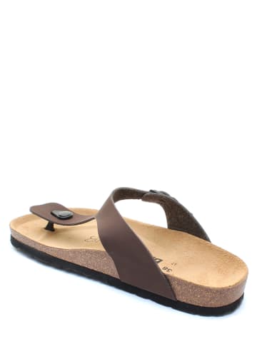 BAYTON Teenslippers "Mercure" bruin