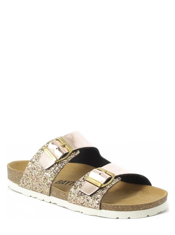 BAYTON Slippers "Ilithyie" roségoudkleurig