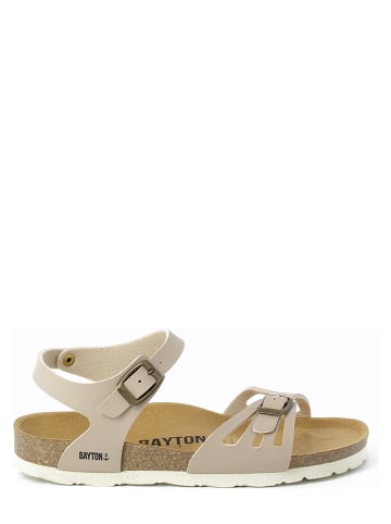 BAYTON Leren sandalen camel