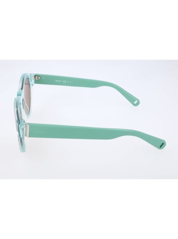 Max&Co Damskie okulary damskie w kolorze miętowo-jasnobrązowym