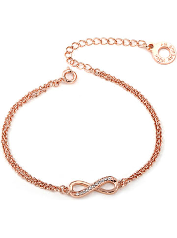 Park Avenue Rosévergold. Armkette mit Swarovski Kristallen