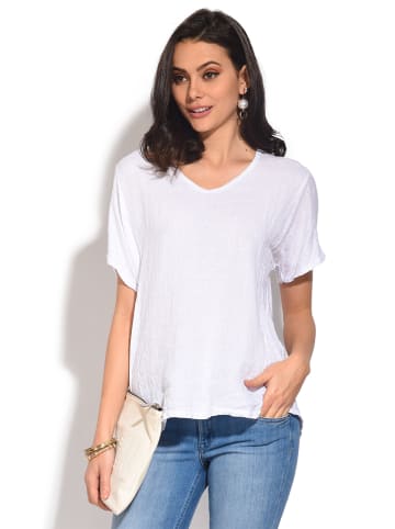 Le Jardin du Lin Linnen shirt wit