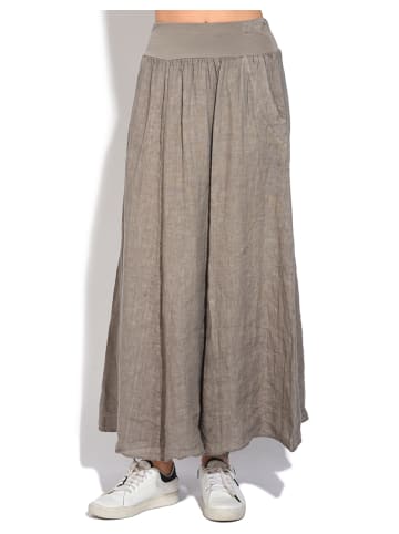 Le Jardin du Lin Linnen rok taupe