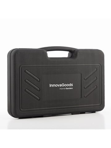 InnovaGoods 18-delige grillkoffer zwart/oranje
