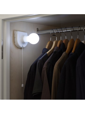 InnovaGoods LED-Leuchte in Weiß - (B)9 x (H)13 x (T)9 cm