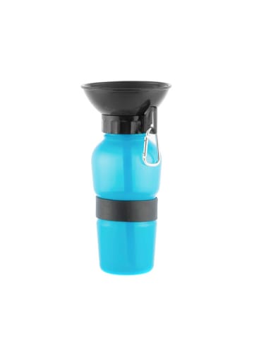 InnovaGoods Hundetrinkflasche in Blau - 550 ml