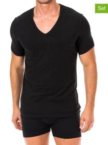 Calvin Klein 2er-Set: Shirts in Schwarz