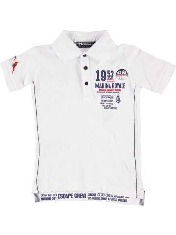 Geographical Norway Poloshirt "Kadre" in Weiß